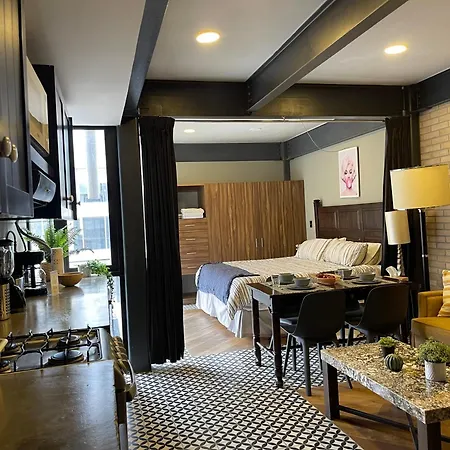 Apartamento increible LOFT en la CONDESA cama KING SIZE