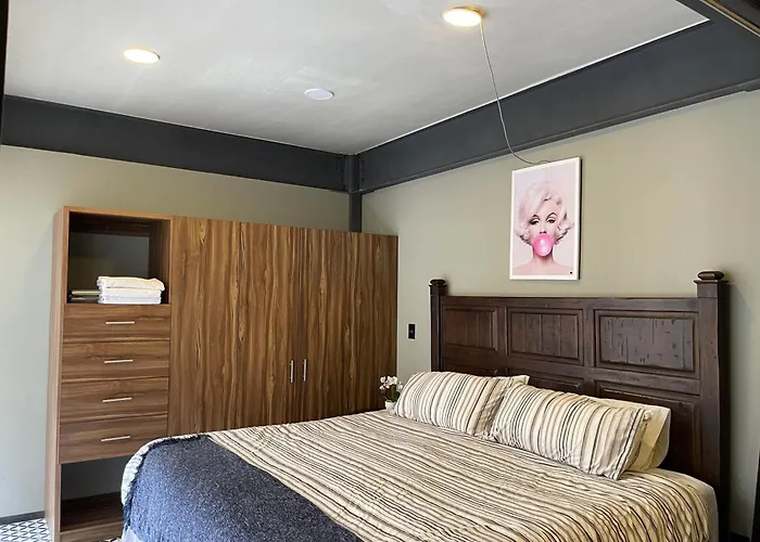 Increible Loft En La Condesa Cama King Size Apartment Mexico City